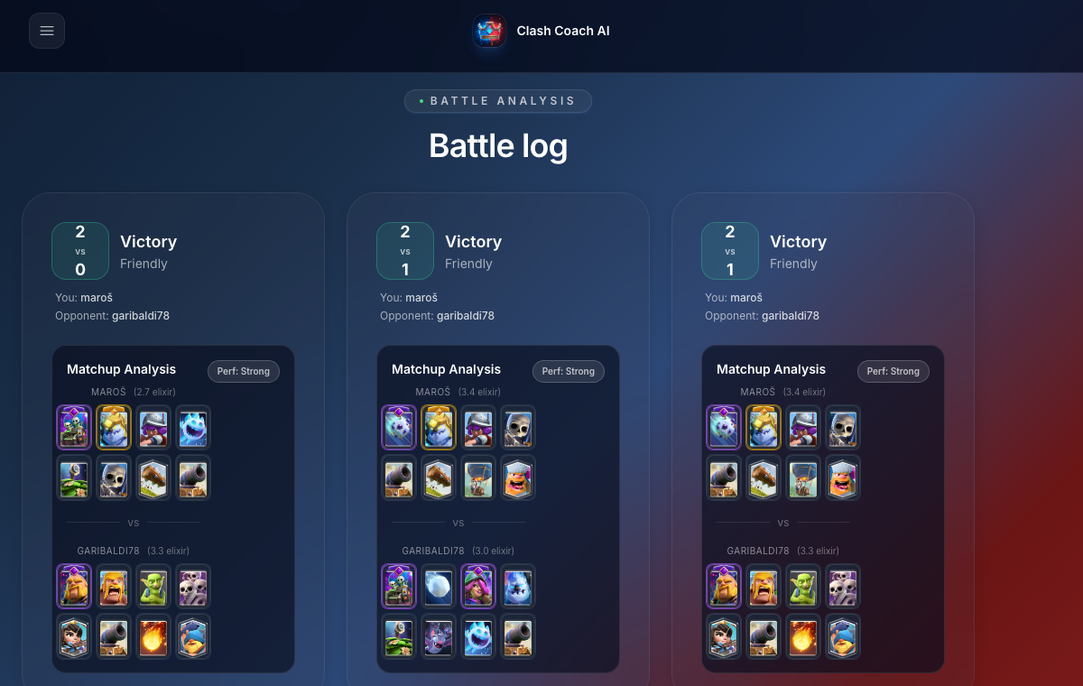 Matchup insights surface from Clash Coach Ai